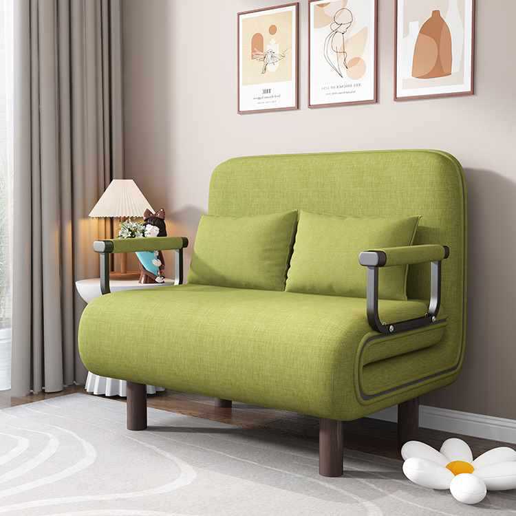 Household Folding Small Sofa Bed Can Be Used as a Dual-Purpose Small Apartment Living Room Sofa Balcony Multi-Functional Retractable Study Single Bed
