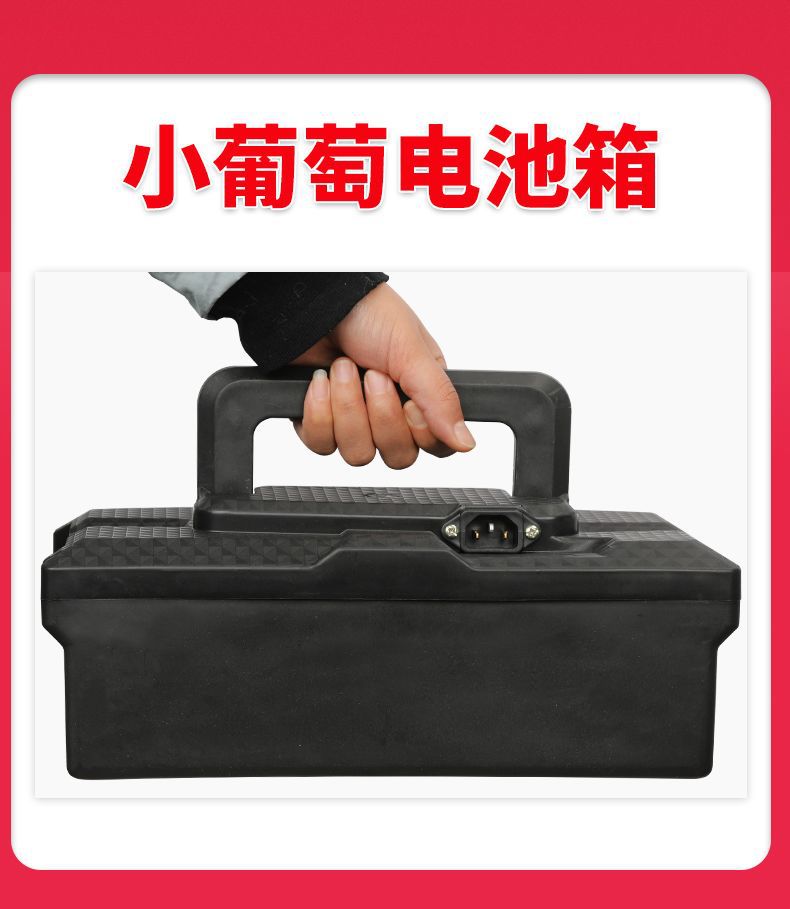 Electric Vehicle Battery Box 48V12A Small Grape Electric Two-Wheeler Battery Box Universal Battery Shell Lead-Acid Battery Box
