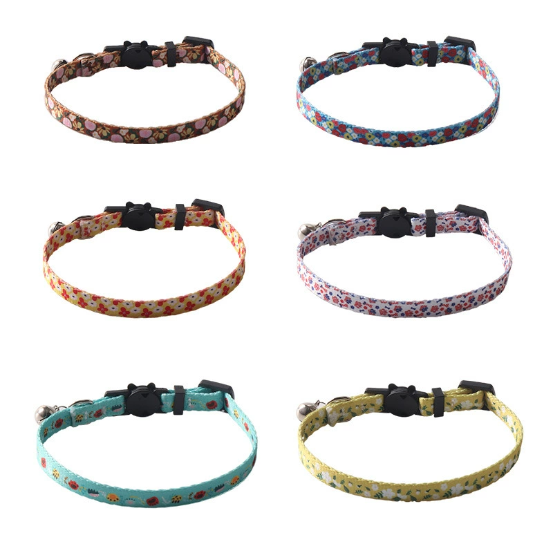 Амин Новый термотрансферный ошейник для домашних животных дизайн кошка утолщенный нейлон лямки серии котенок воротник