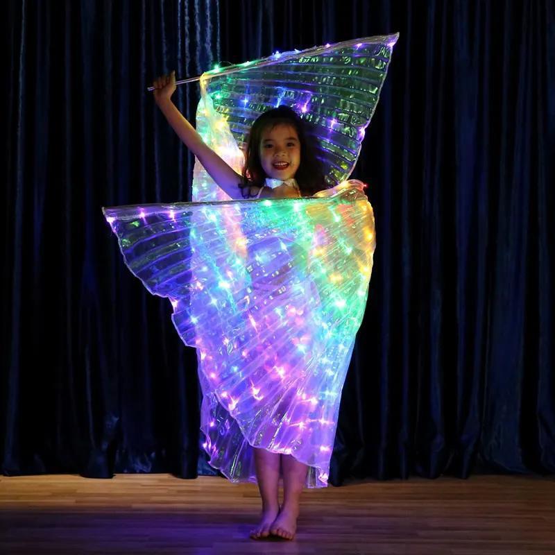 Alas LED Luminosas para Baile — Alas Brillantes para Adultos y Niños, Show y Halloween