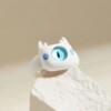 Cartoon monster, cute funny ring for beloved, big eyes