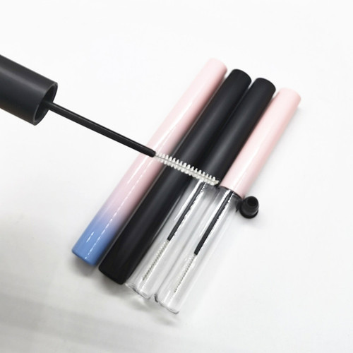 Foreign trade hot sale pink blue gradient ultra-fine eyelash brush head empty tube 4ML mascara ultra-fine brush bottle