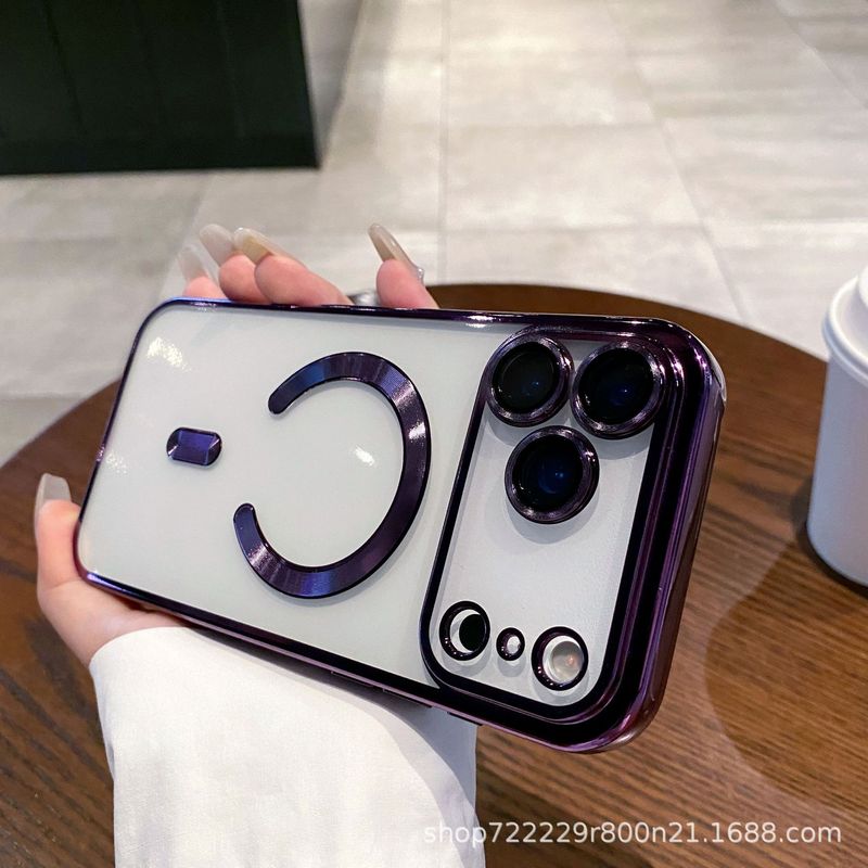 磁吸适用苹果17PROMAX保护套自带镜头膜17Ari软壳iPhone17手机壳|undefined