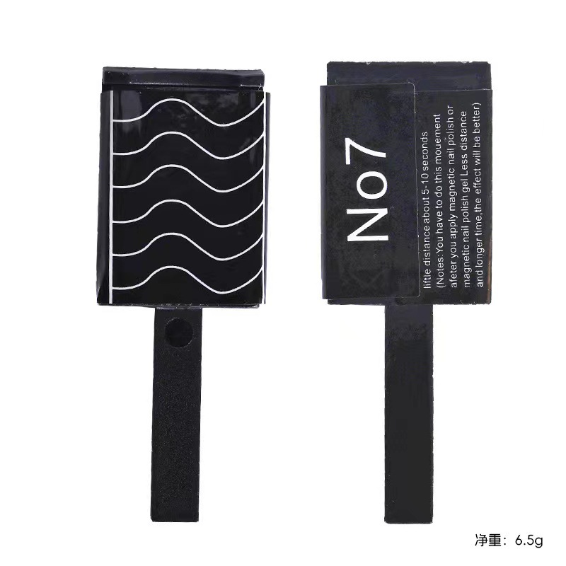 Transfronterizo especial para manicura imán de lujo multifuncional en forma de S patrón de rayas imán fuerte ojo de gato imán de pegamento varilla