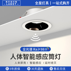 防烈感応ダウンライト埋め込み式赤外人体感応スマート家庭用玄関通路led天井灯スポットライト