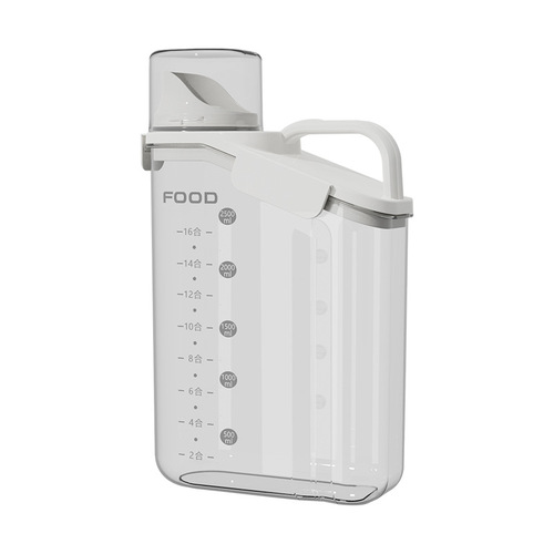 Japanese-style multi-grain can with measuring cup portable household grain transparent storage tank large-capacity food-grade sealed tank