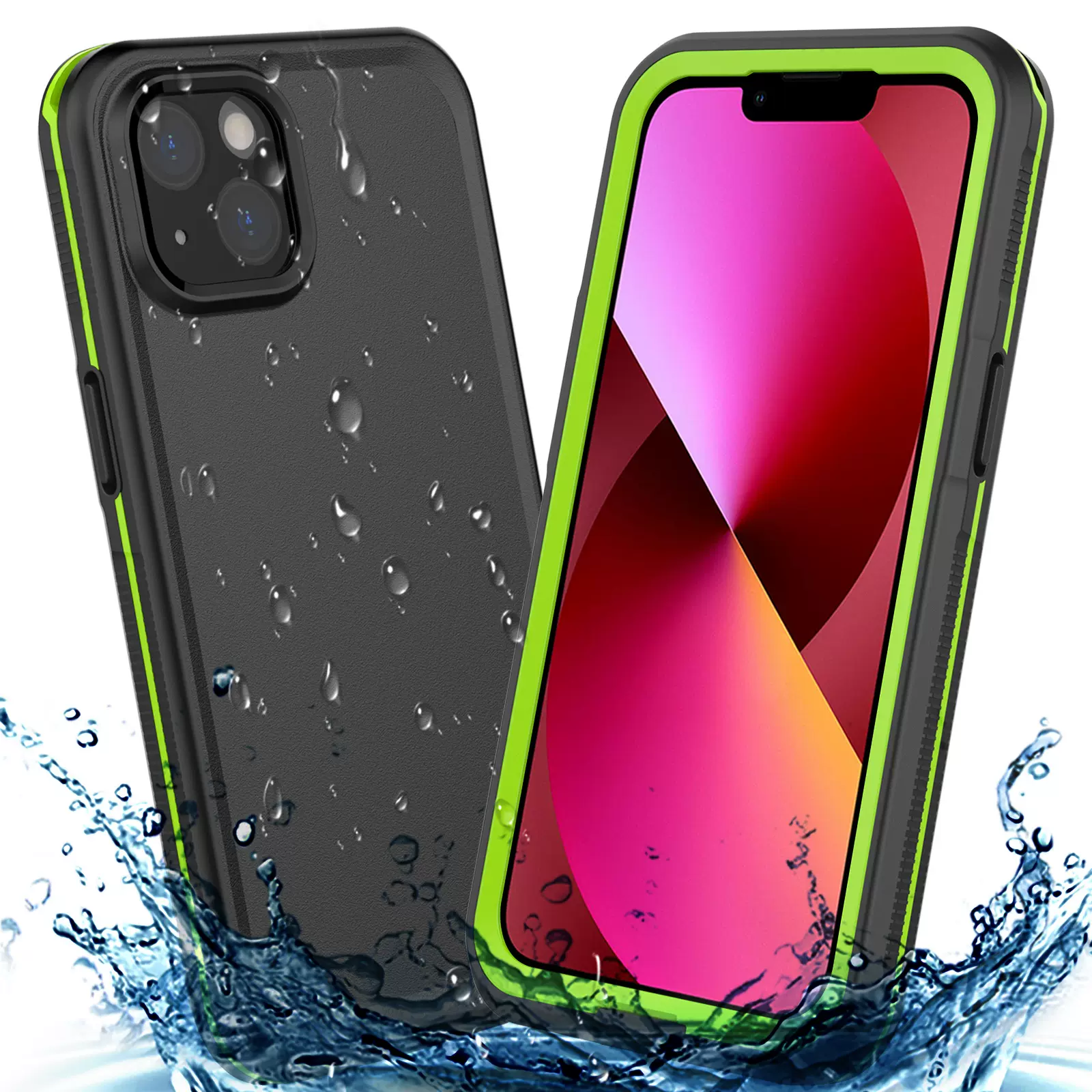 适用新款iPhone防水壳全包潜水保护壳xs手机保护套11苹果13手机壳