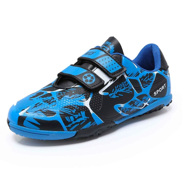 8166 Blue Broken Nail Single Shoes