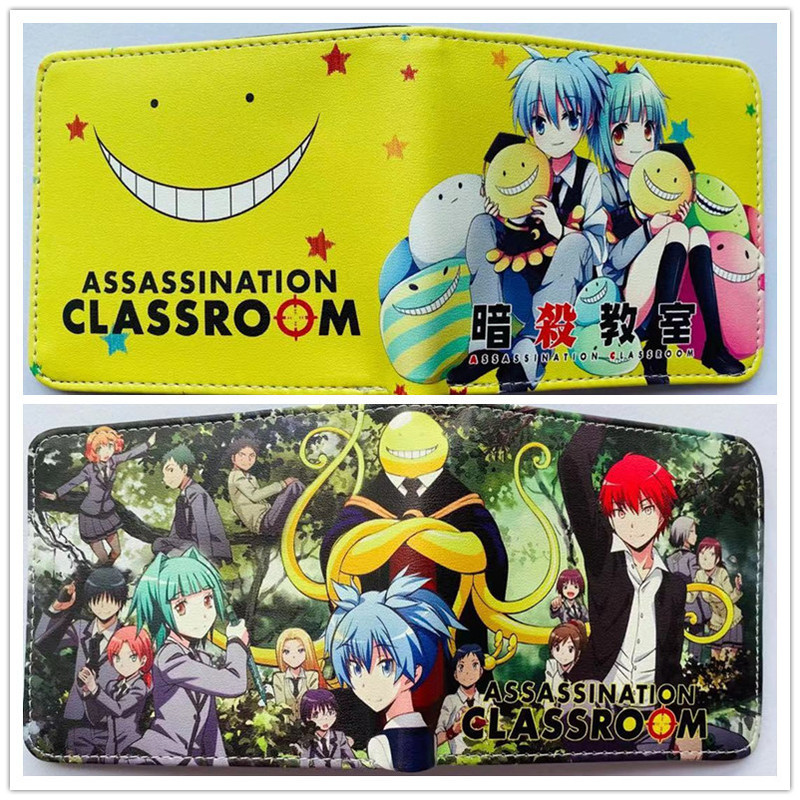 Assassination of Classroom Wallet Kills Teacher Chaotian Nagisa Animation Surrounding Young Students Wallet Men and Women Card Bag