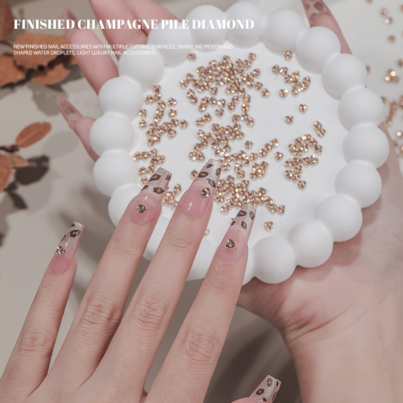 Otoño y invierno de alto nivel de color champán mini taladro taladro