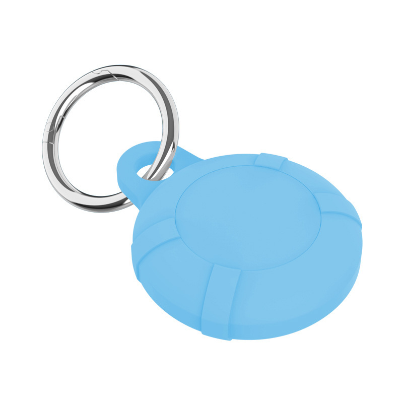 Aplicable a Apple Airtag funda protectora localizador rastreador anti-perdida llavero impermeable todo incluido funda protectora