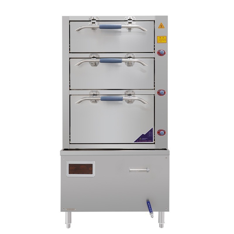 Gabinete de vapor de marisco comercial multifuncional para bolletas al vapor, arroz al vapor para bolletas al vapor, restaurante de marisco, gabinete de vapor inteligente especial para la granja image 6