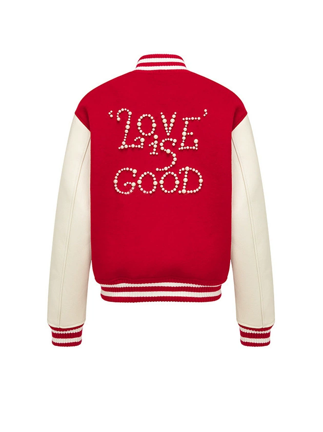 Ретро baseball костюм для отдыха, куртка, в американском стиле, oversize