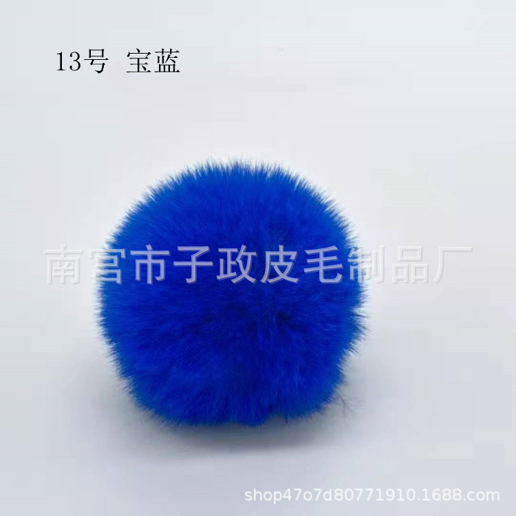 Bola de piel de conejo de imitación 6cm7cm8cm9cm10cm Bola de piel al por mayor hecha a mano DIY joyería ropa zapatos accesorios adornos