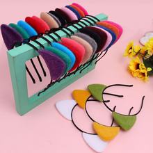 马毛绒猫耳朵发箍女儿童卡通可爱百搭cos表演发饰diy头箍装饰配饰