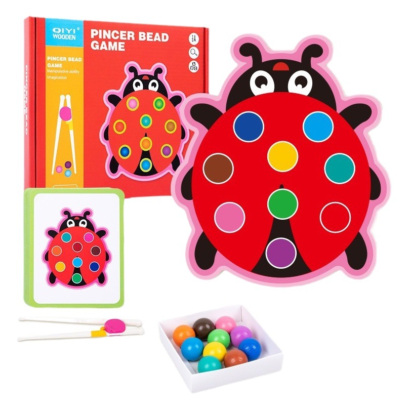 CPC CE diversión variedad de color avanzado clip cognitivo perlas cultivar equilibrio interacción padre-hijo juguetes educativos