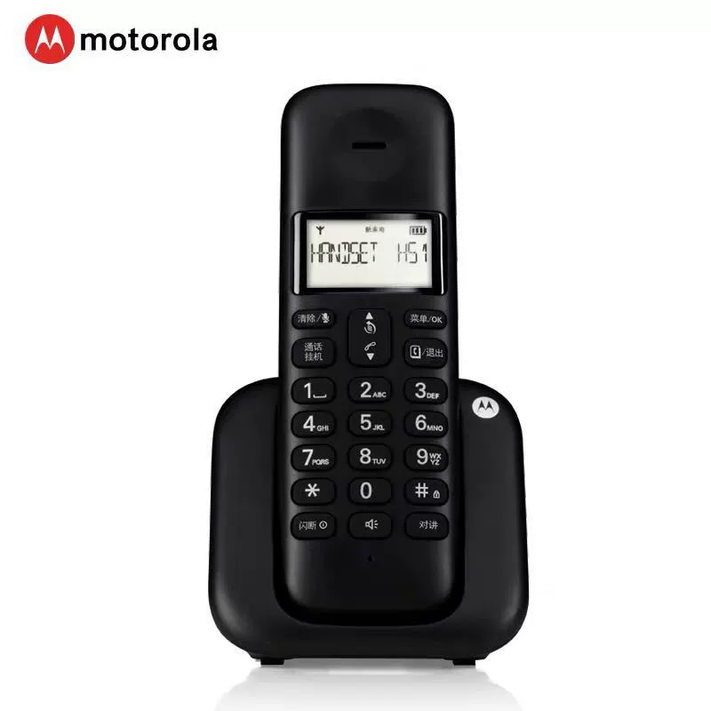 Беспроводной телефон Motorola офисный мобильный стационарный домашний беспроводной стационарный телефон T301C автономный