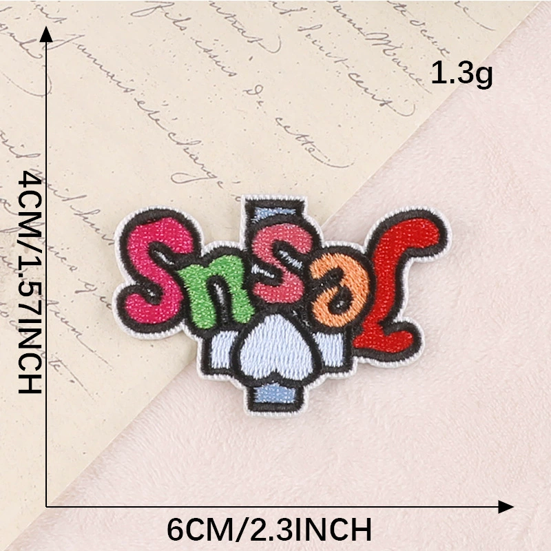 Дуок computer embroidery big padding cartoon animal patch post DIY одежда аксессуары кросс-бордер вышивка тканевые наклейки