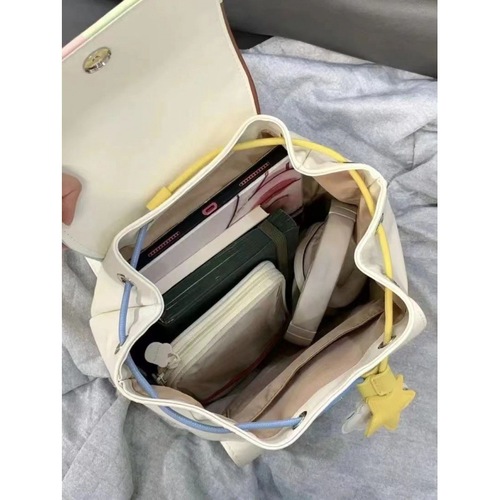 Niche Design Autumn/Winter Travel Bag Student School Large Capacity Dual Shoulder Bag Super Cute and Charming Backpack for Girls