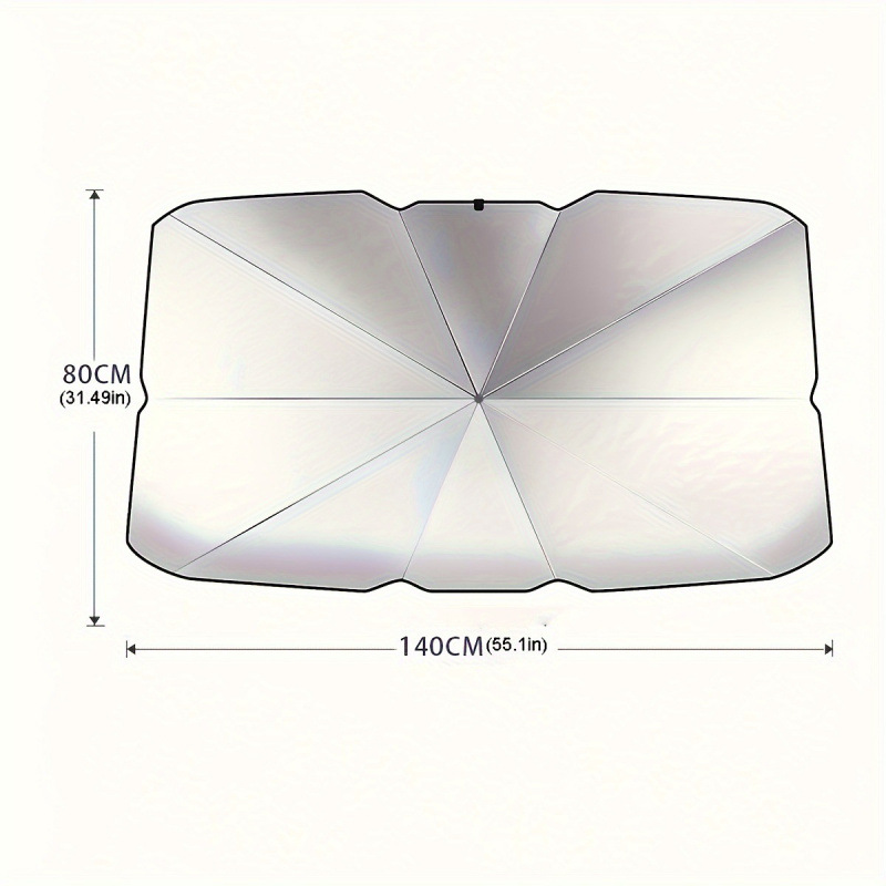 2026秋冬跨境外贸新款1件便携式折叠汽车挡风玻璃遮阳帘