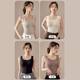 New Autumn and Winter Cashmere Acrylic Warm Underwear with Chest Pad One-piece Wear-free Bra All-match Outer Wearable Vest for Women