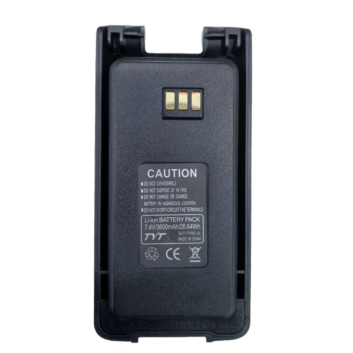 Batería de intercomunicador Teitong MD-UV390 MD358 con puerto de carga TYPE-C de alta capacidad 3600 mA