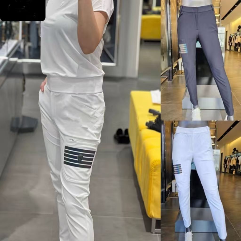 Golf Pants 25 Spring and Summer Women's Solid Color Logo Straight-Leg Long Pants Casual Breathable Quick-Dry Fashion
