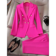 H 74571 Retro Slim Fit Blazer Pants Set ����С��װ��װ