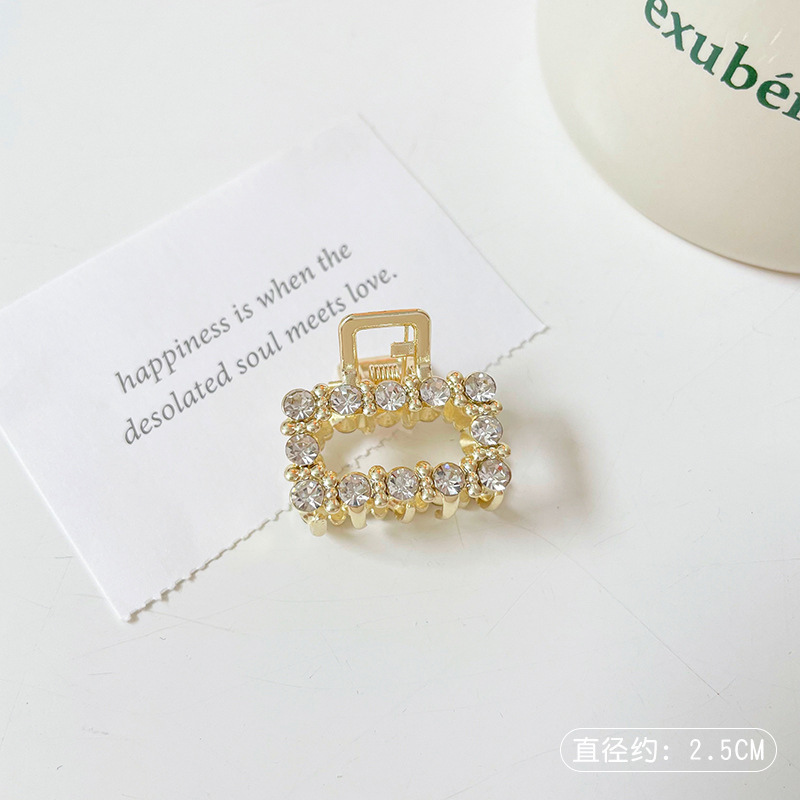 Cola de caballo de metal alta fija artefacto pinza hembra Red roja pequeña horquilla Cola de Caballo clip pequeño tamaño horquilla tiburón clip tocado