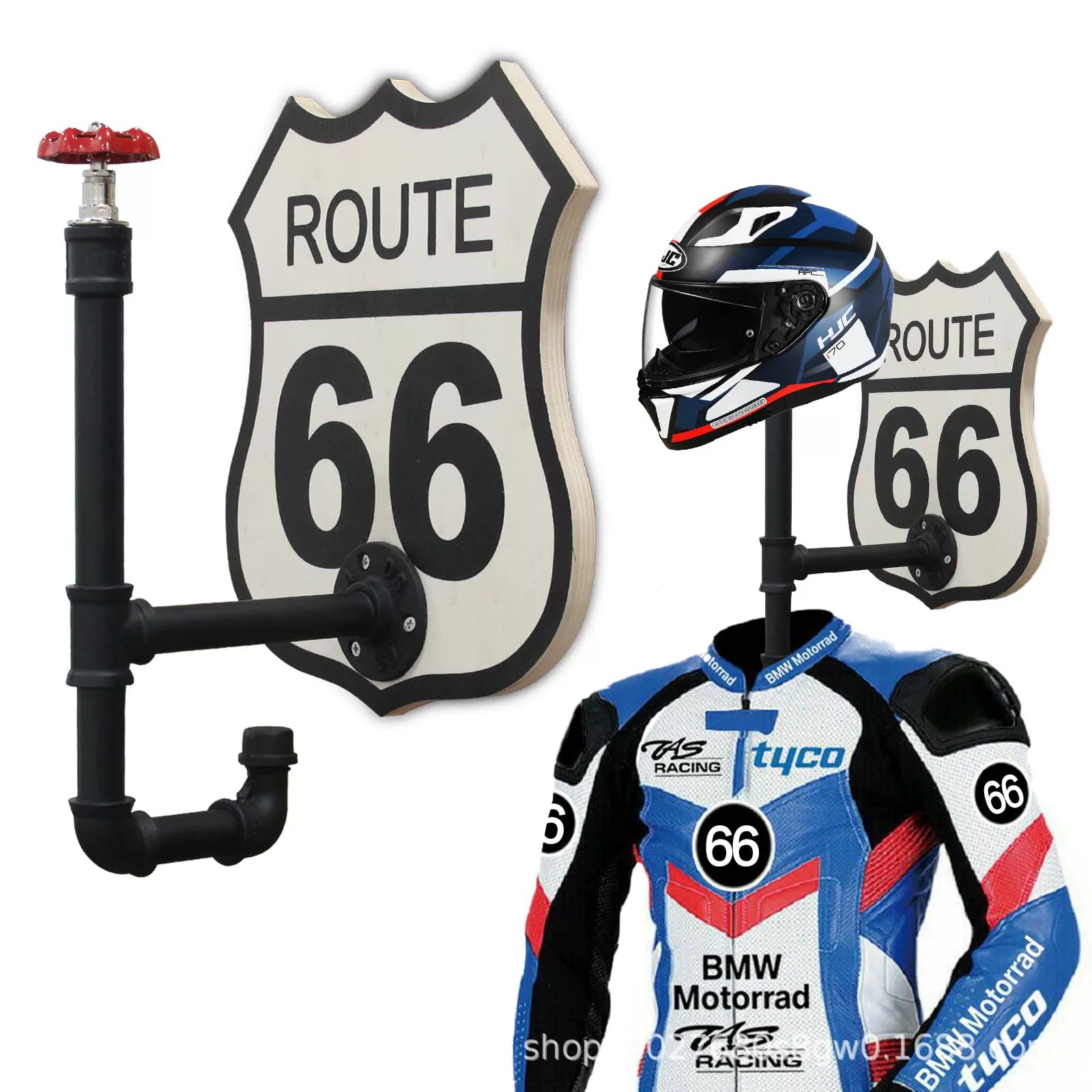 Деревянные кронштейны для шлемов Настенный шлем для мотоциклетных шлемов Подвески для верховой езды