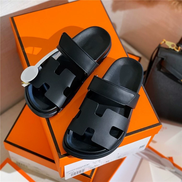 2024 новый летний трансграничный слово с липучкой коллаж женский повседневный плоский прилив тапочки женский внешний оборот большой размер