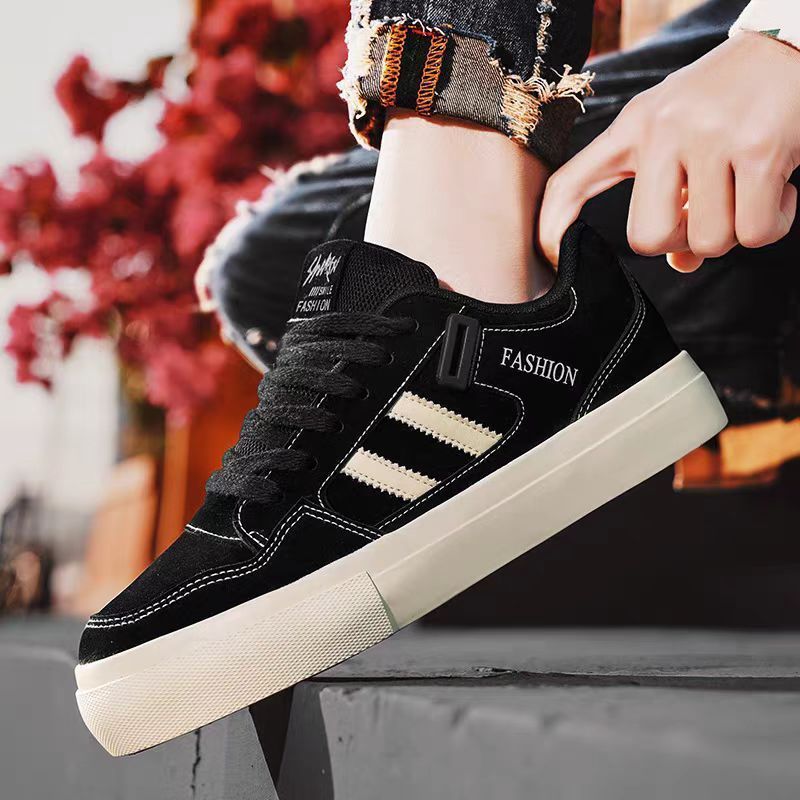 2025 nuevos zapatos de pan de nicho de entrenamiento para hombres, zapatos casuales de moda de zapatos deportivos de skateboard transfronterizos para estudiantes