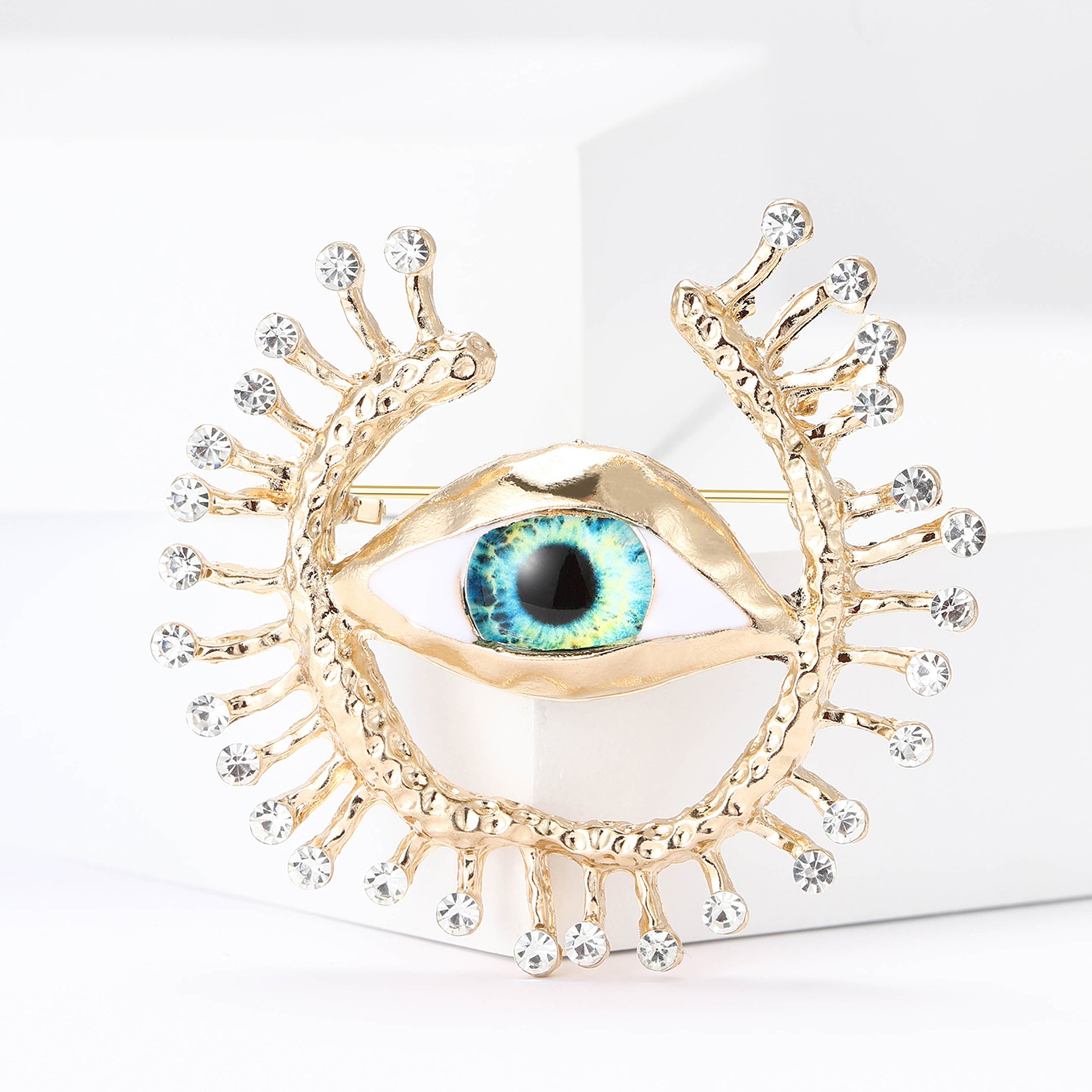 Alloy Material Vintage Style Pin Devil's Eye Alloy Women's Brooches