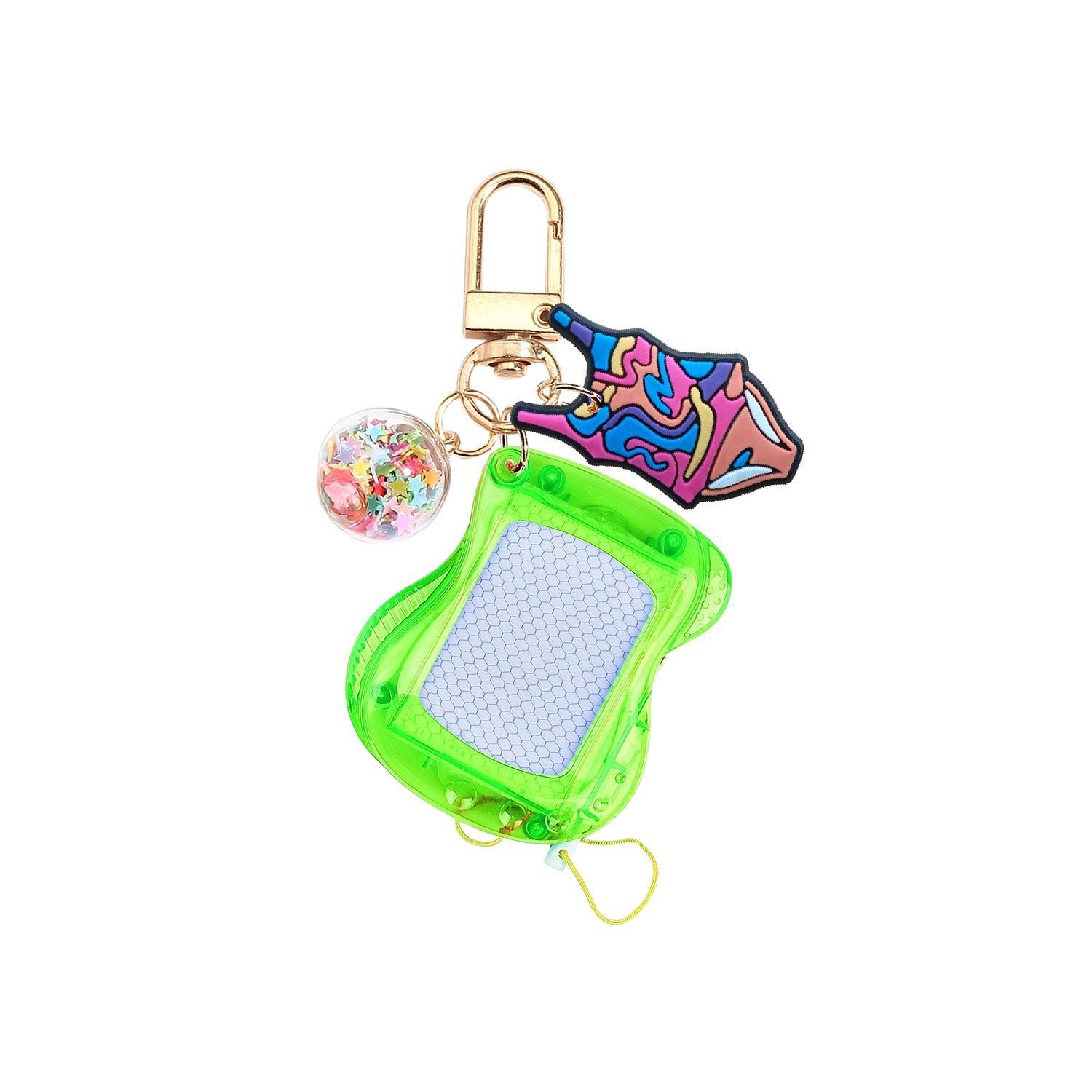 Keychain transfronterizo tablero de escritura magnético Xiyin creativo accesorios de dibujos animados tablero de dibujo tablero de escritura infantil puzzle infantil