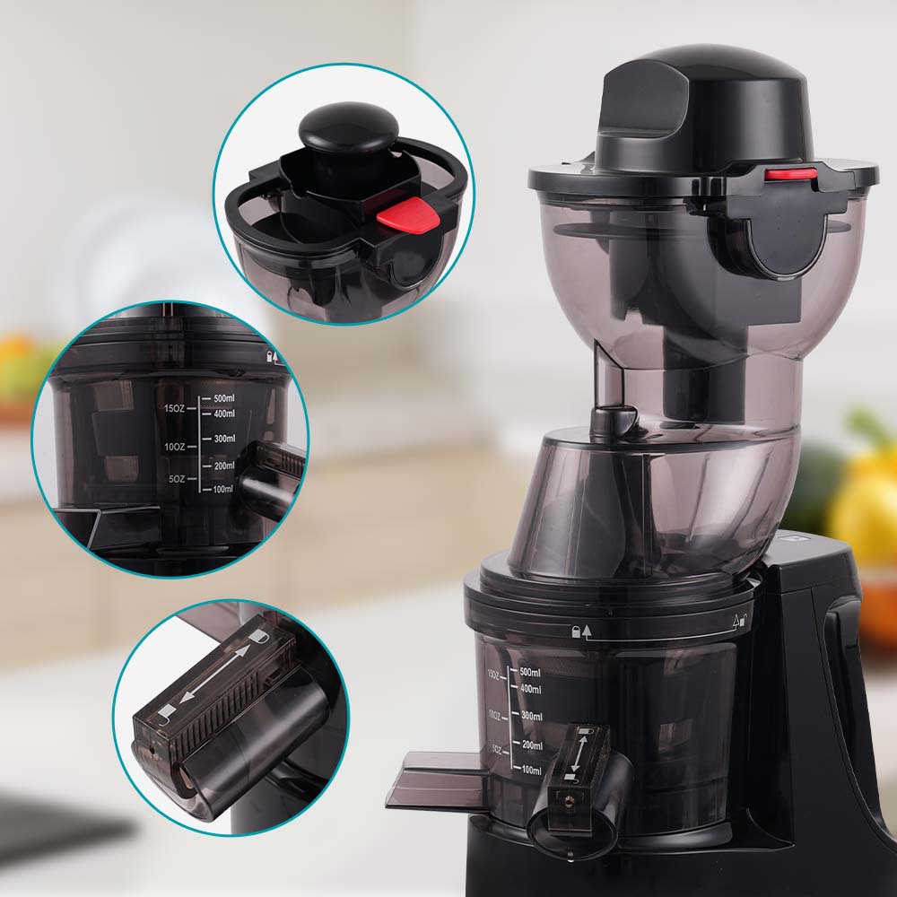 Winningstar hogar transfronterizo gran capacidad 250W separación de orujo máquina de jugo portátil de gran calibre