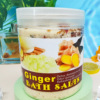 Exfoliating bath salt contains rose, salt scrub, massager, 350g