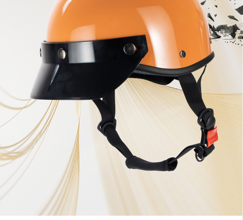 Factory direct Harley retro electric car helmet 3C motorcycle half helmet universal winter helmet cold windproof
