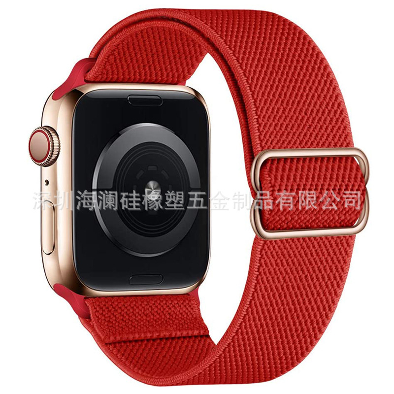 Adecuado para Apple correa de reloj iwatch8 Apple correa de reloj hebilla elástica correa de reloj de nylon