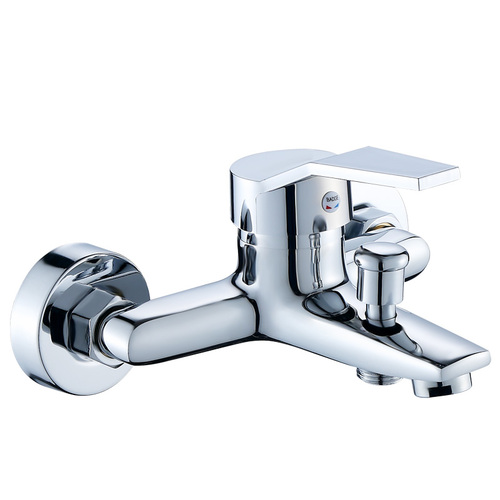 All copper body triple shower faucet antifreeze bathtub faucet alloy mixing valve shower shower hot and cold faucet