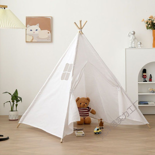 2025 New Kidsren's Tent Indian Indoor Home Playhouse Princess Room Outdoor Picnic Hand-Painted Small Tent