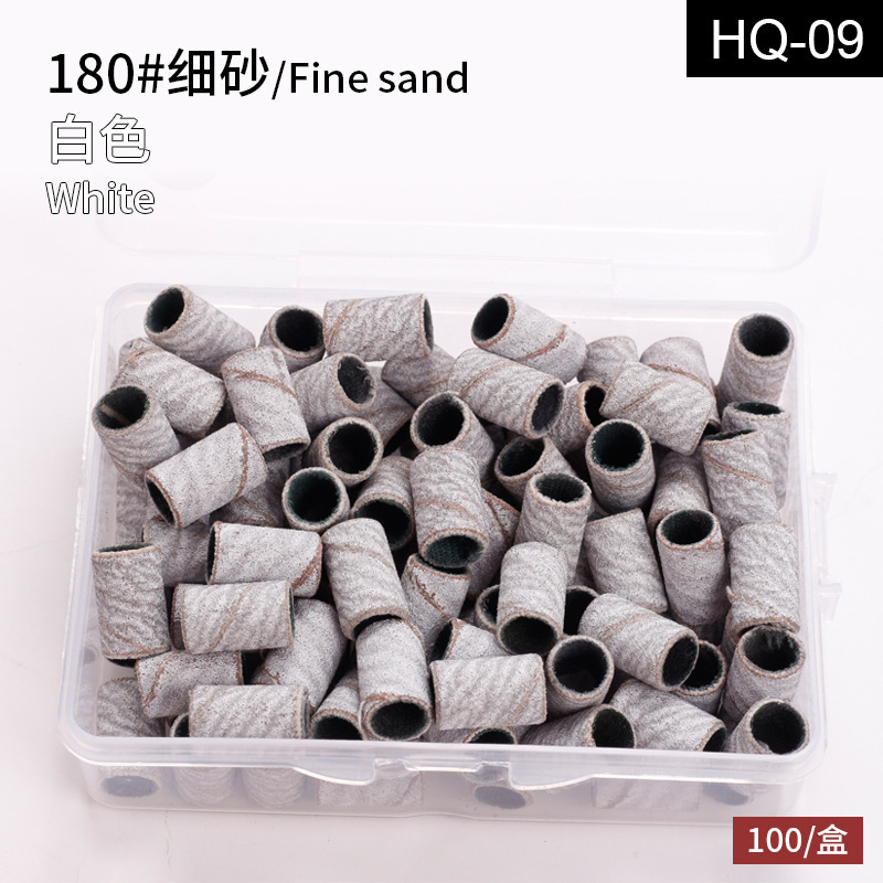 Juego de Anillos de Pulido para Uñas, con Eje para Máquina de Pulir, Anillos de Pulido Coloridos con Grano de Diamante