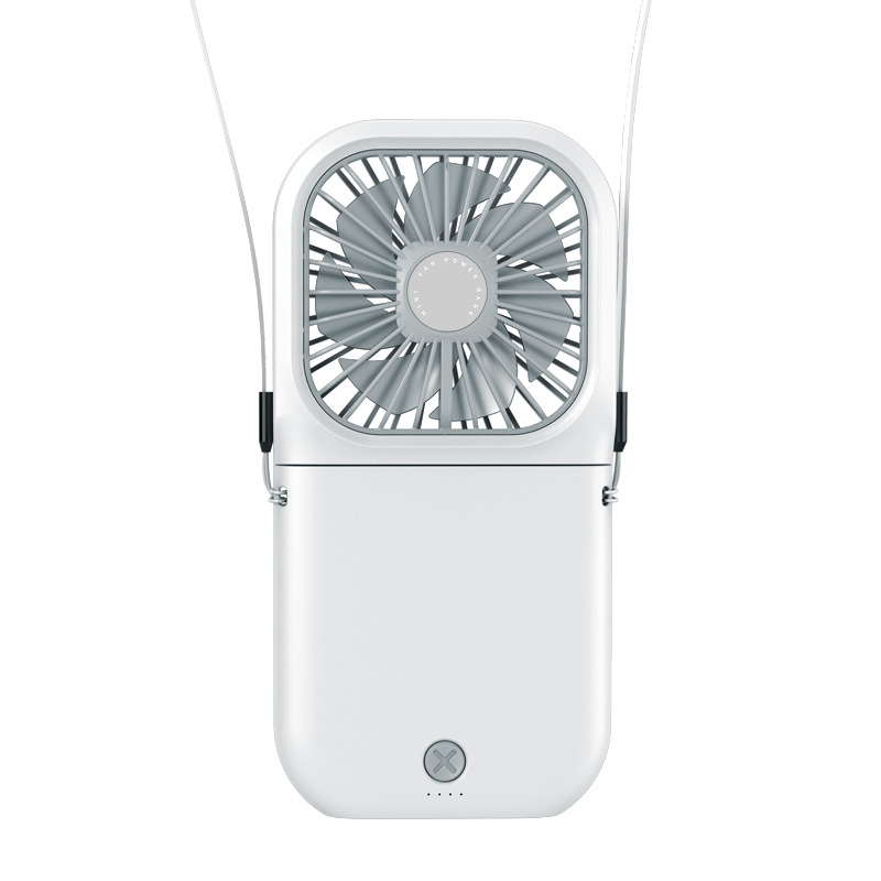 Mini ventilador plegable transfronterizo USB de escritorio silencioso ventilador eléctrico portátil de cuello cargador