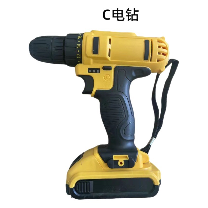 FUENTE Venta al por mayor de fábrica recargable taladro eléctrico batería de litio taladro eléctrico multifunción pistola taladro destornillador eléctrico