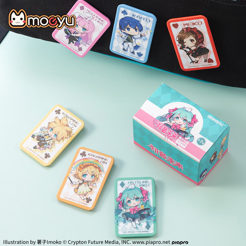 moeyu 初音未來 魔術樂園 馬口鐵徽章 中盒（8枚含雙隱藏）