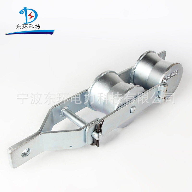 LK1拉线缓松器滑轮抱杆吊装缓松器单轮3T6T双轮6吨拉线松绳器