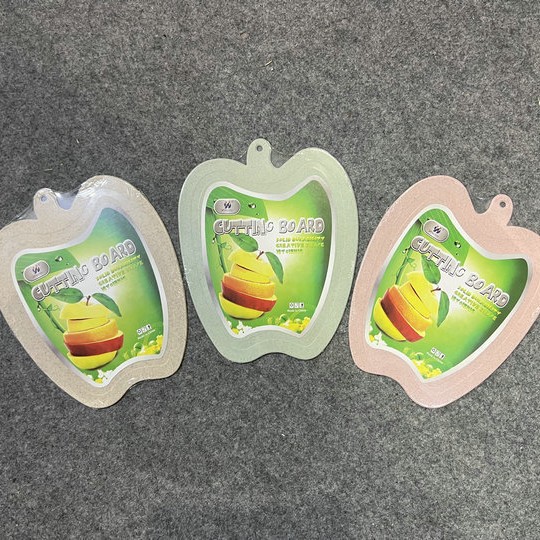 Trigo de Yiwu redondo colgable tablero de corte de verduras tablero de corte de frutas tablero de verduras de doble cara cocina doméstica image 7