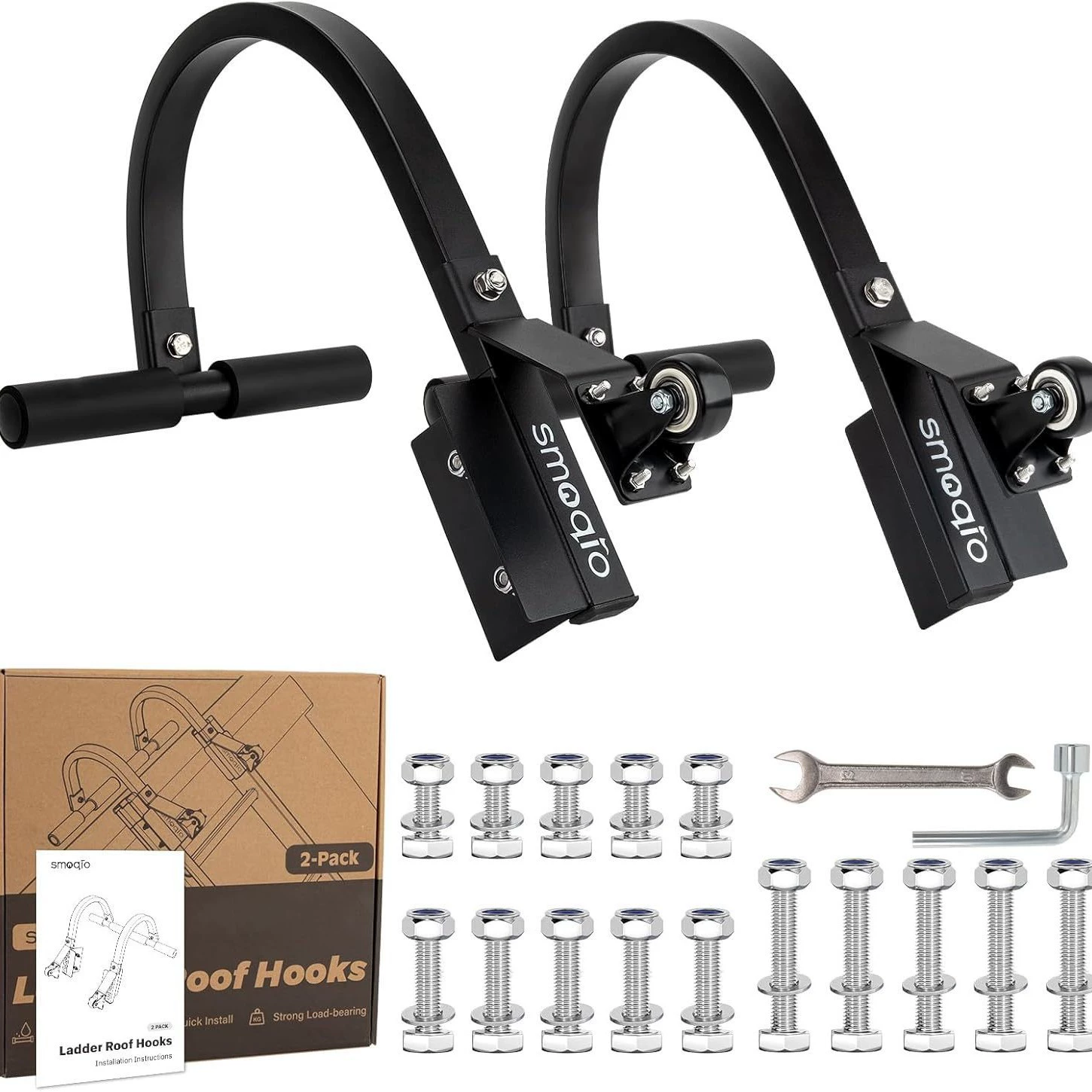 Лестница на крыше, 2 шт. Комплект лестничных крючков на крыше, подходит для большинства размеров ступени O/D