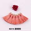 Earrings with tassels, accessory, 2cm, polyester, wholesale