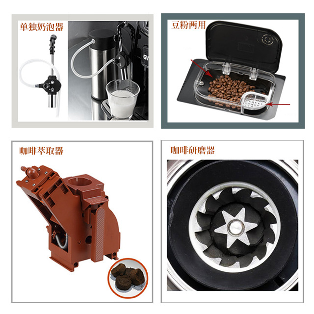 Máquina de café recién molida totalmente automática de escritorio comercial