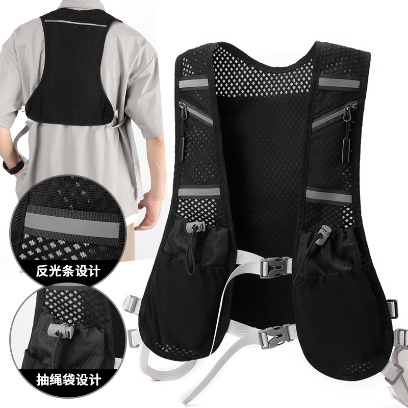 Tactical vest bag wholesale new trend leisure riding outdoor chest bag multi-functional nylon cloth mountaineering backpack men